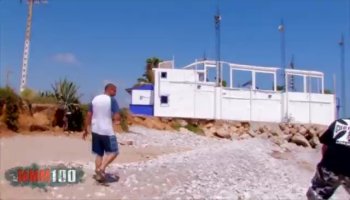 Amazing Perfect Blonde Cop Brutal Ass Fucking At The Beach